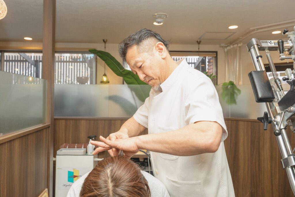大阪市住吉区長居 のぎ整骨院 姿勢改善